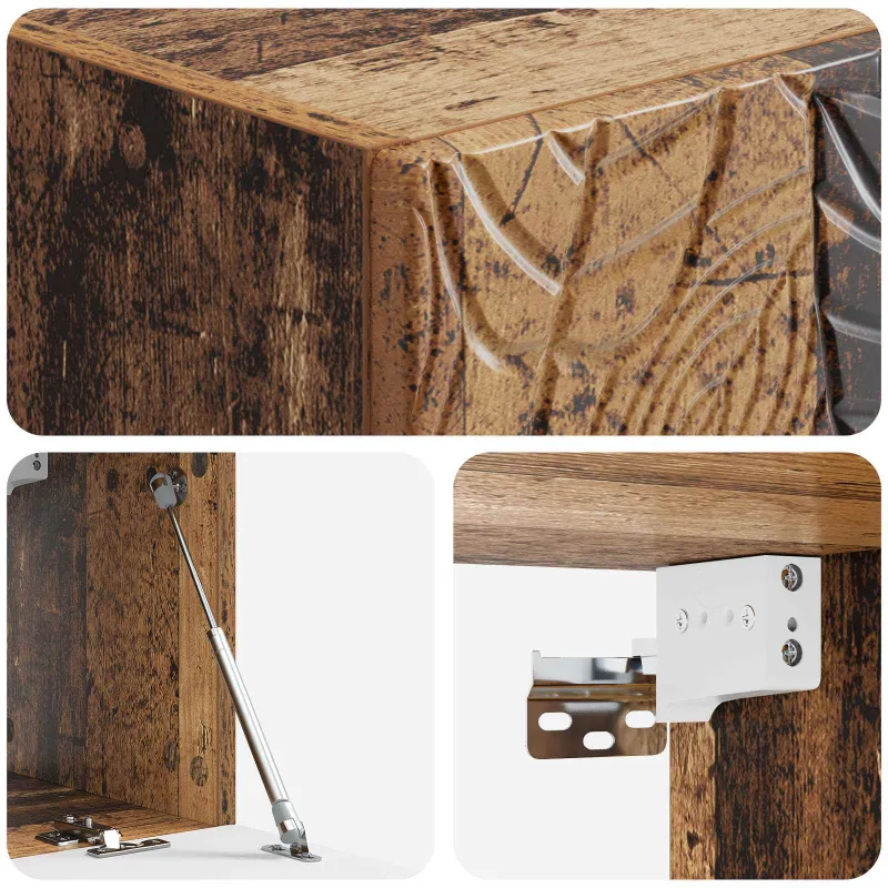 Sieninė TV spintelė 59,5 x 41 x 30 cm Sendintos medienos