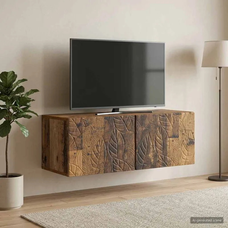 Sieninė TV spintelė 78,5 x 41 x 30 cm Sendintos medienos
