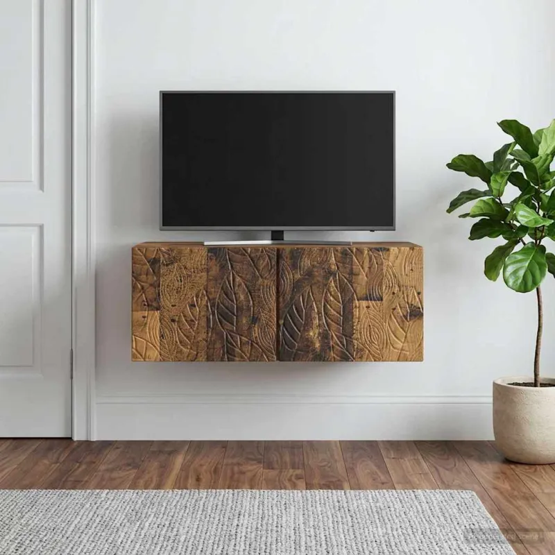 Sieninė TV spintelė 78,5 x 41 x 30 cm Sendintos medienos