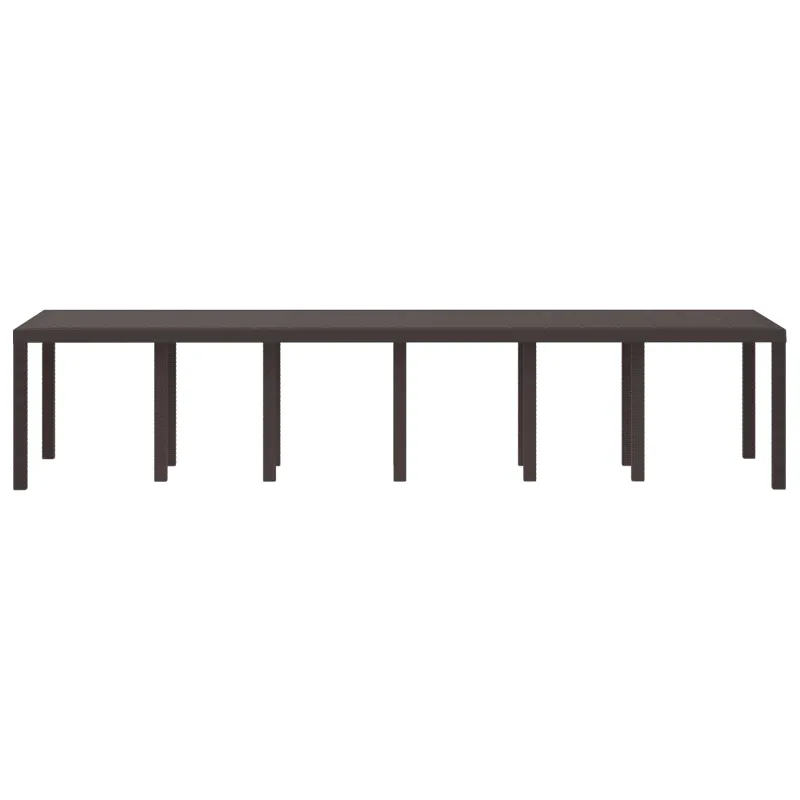 Sodo pöytä Ruda 350 x 100 x 74 cm, polyrattana
