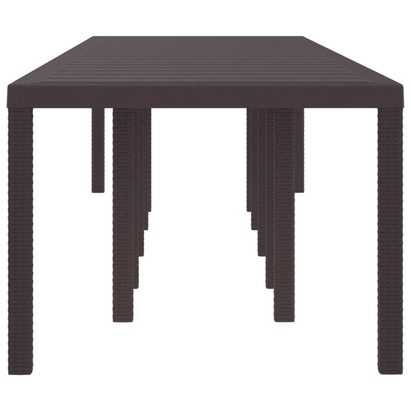 Sodo pöytä Ruda 350 x 100 x 74 cm, polyrattana
