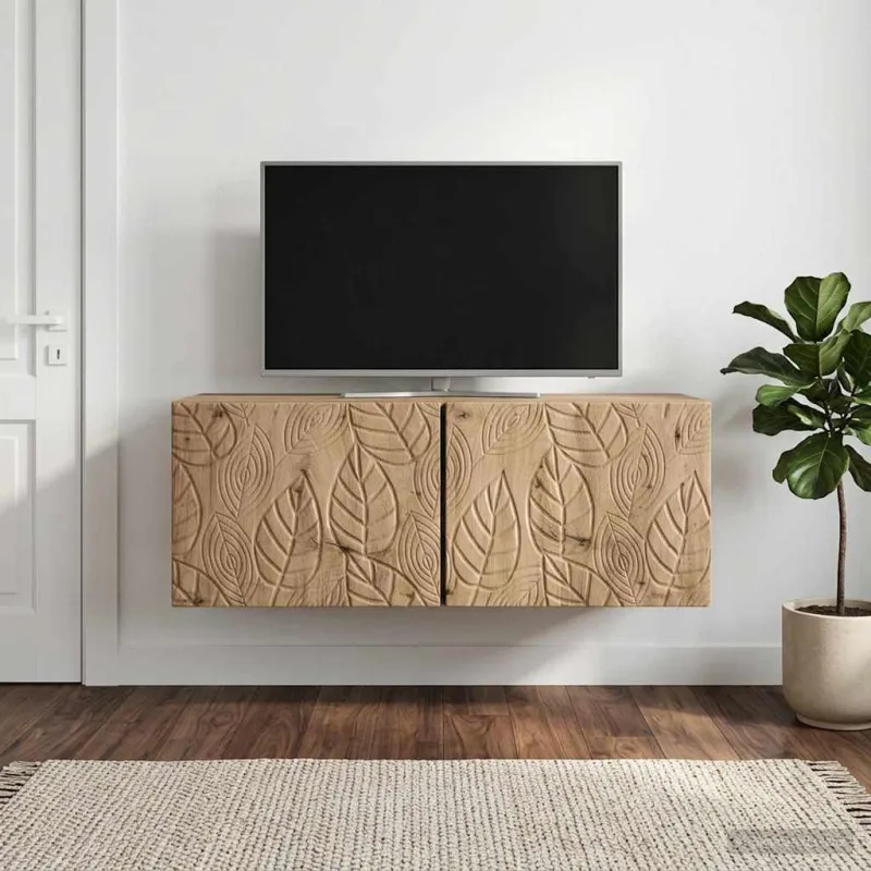 Sieninė TV spintelė 98 x 41 x 30 cm Artisano ąžuolo