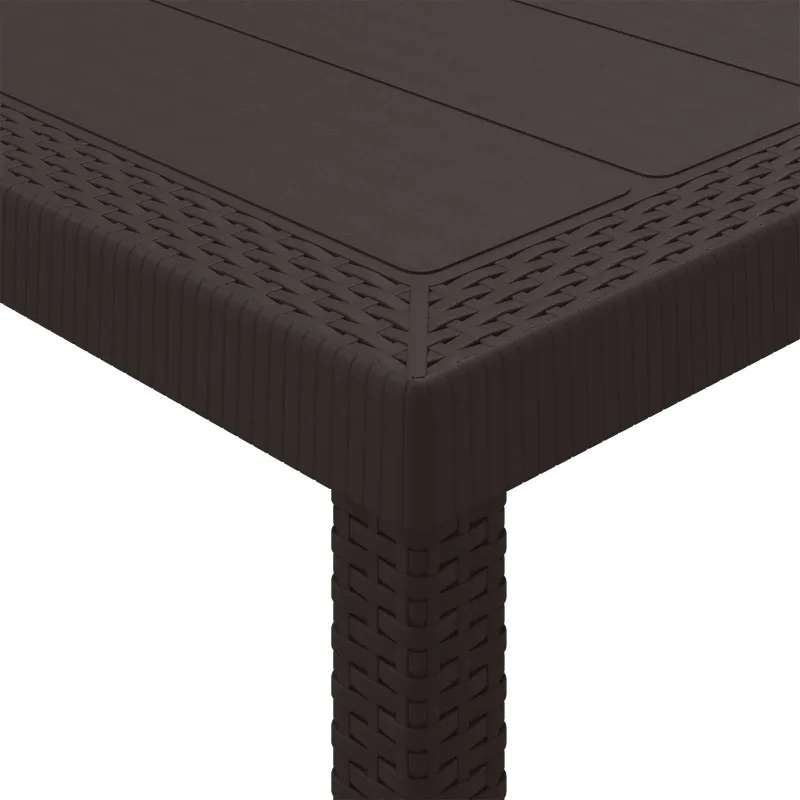 Sodo pöytä Ruda 350 x 100 x 74 cm, polyrattana