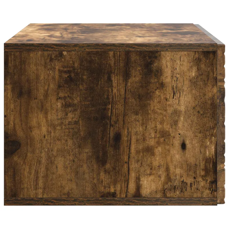 Sieninė TV spintelė 59,5 x 31 cm Dūminio ąžuolo
