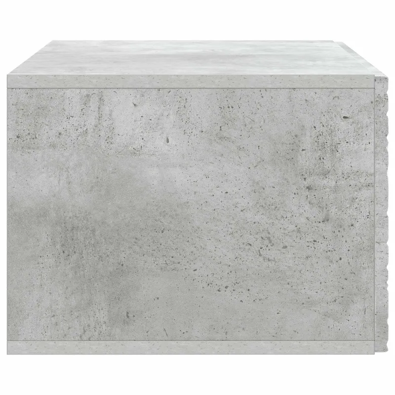 Sieninė TV spintelė 78,5 x 31 cm Betono pilka Apdirbta mediena