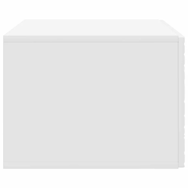 Sieninė TV spintelė 78,5 x 31 cm Itin blizgi balta