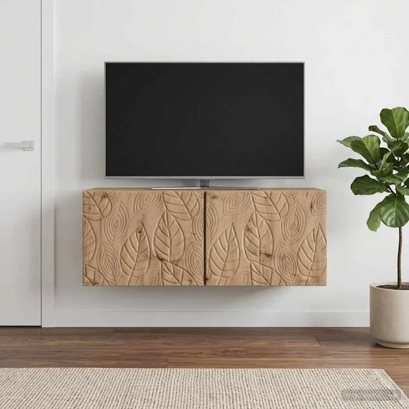 Sieninė TV spintelė 78,5 x 31 cm Artisano ąžuolo