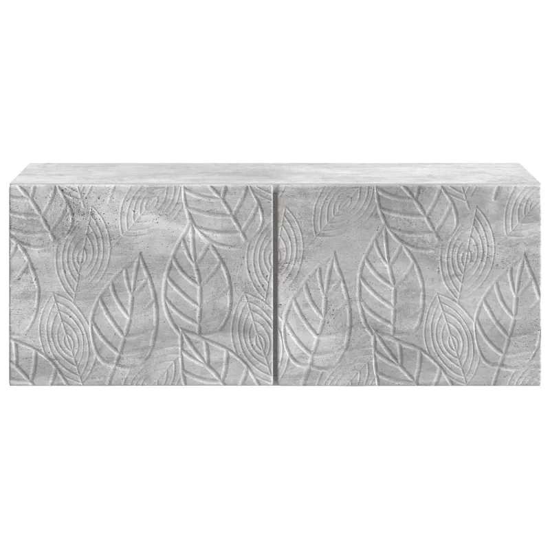 Sieninė TV spintelė 98 x 31 cm Betono pilka Apdirbta mediena