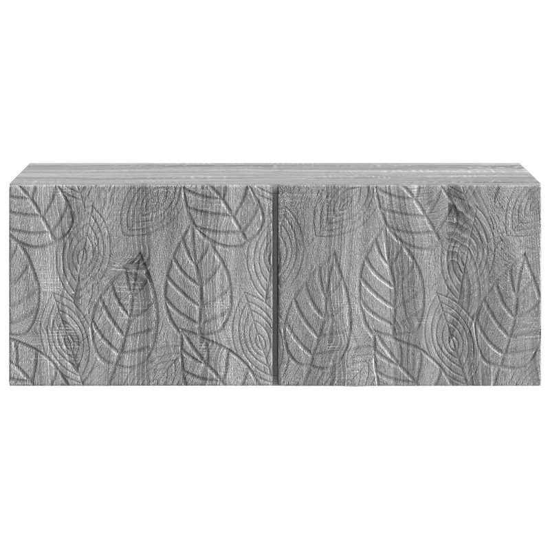 Sieninė TV spintelė 98 x 31 cm Pilka Sonoma Apdirbta mediena