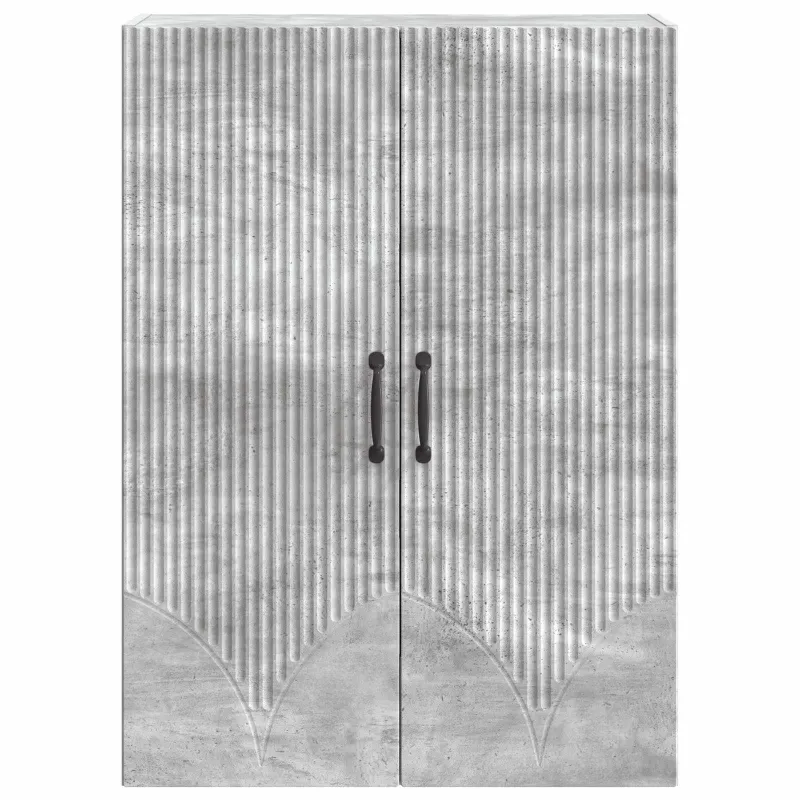 Prie sienos montuojama spinta Betono pilka 66 x 34,5 x 90 cm