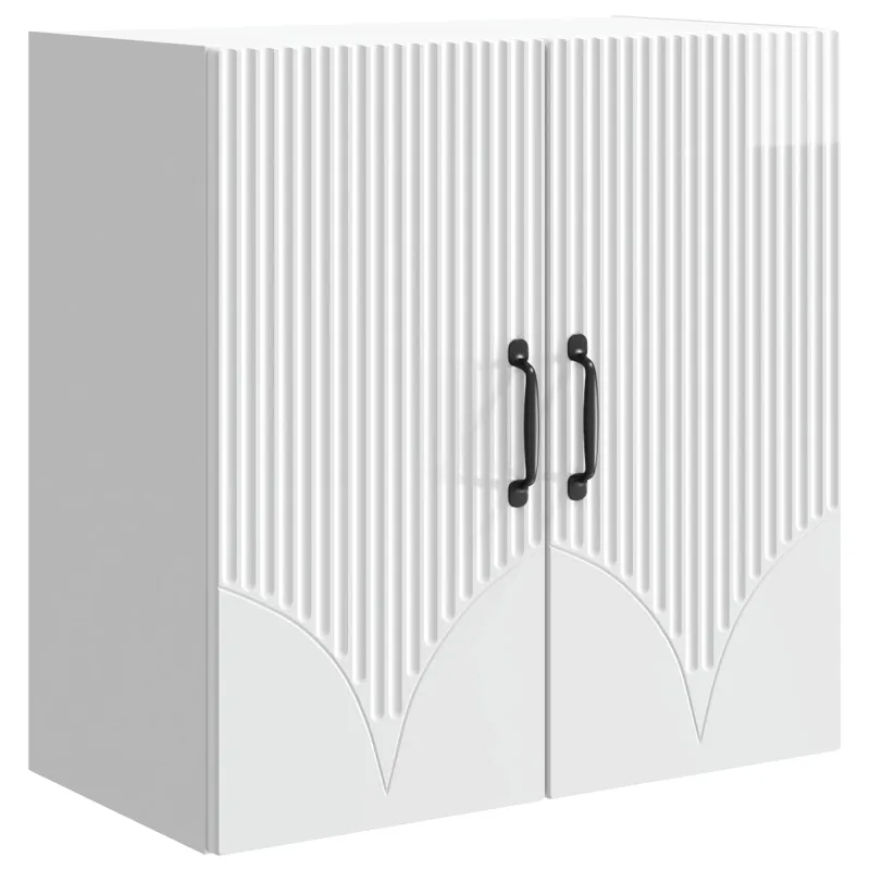 Prie sienos montuojama spinta Itin blizgi balta 59 x 31 x 60 cm