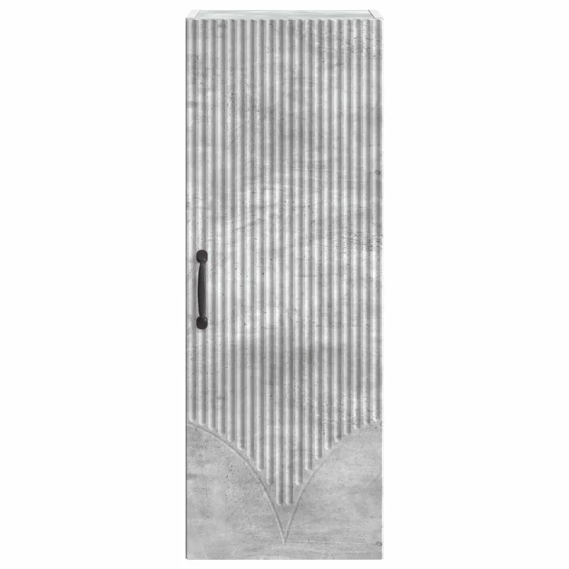 Prie sienos montuojama spinta Betono pilka 33 x 34,5 x 90 cm