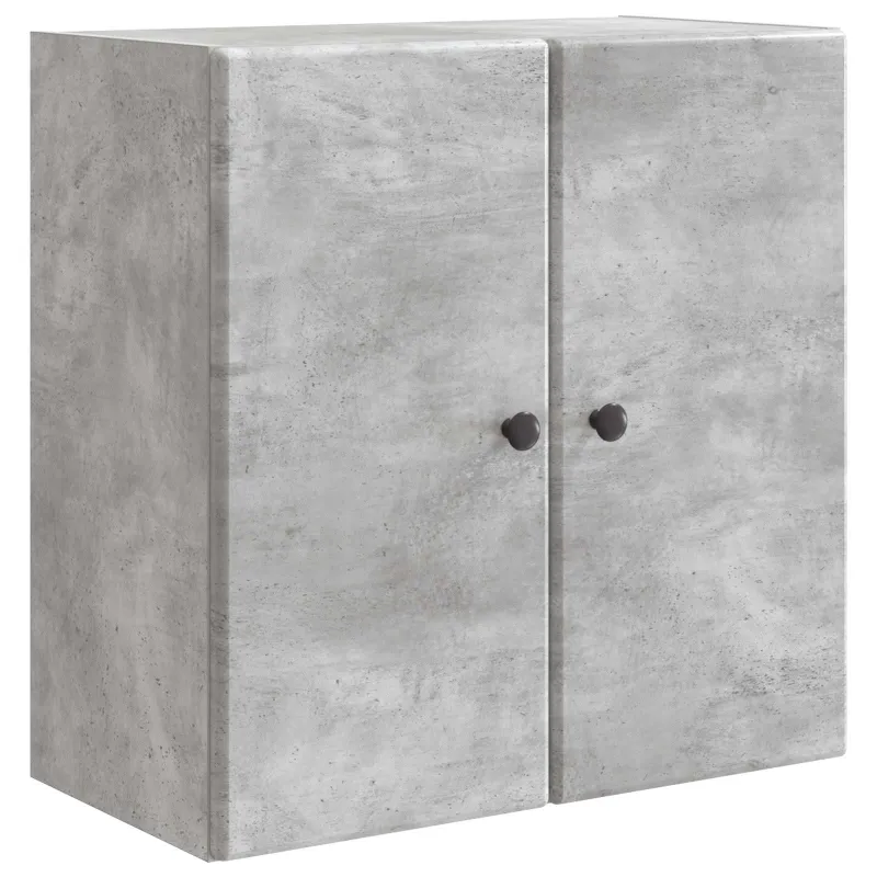 Prie sienos montuojama spinta Betono pilka 59 x 31 x 60 cm