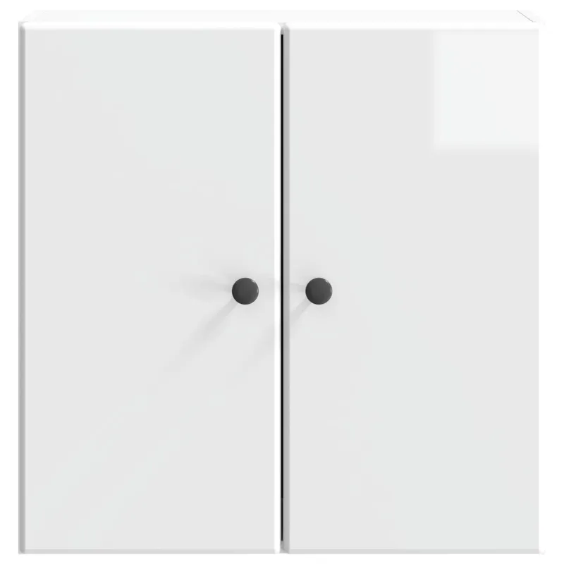 Prie sienos montuojama spinta Itin blizgi balta 59 x 31 x 60 cm
