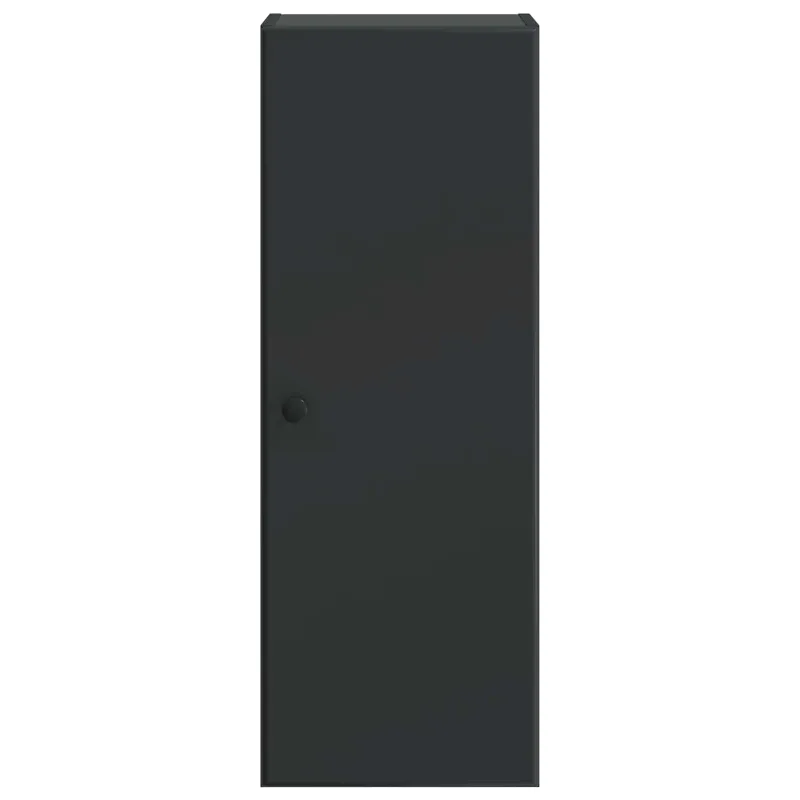 Prie sienos montuojama spinta Juoda 33 x 34,5 x 90 cm