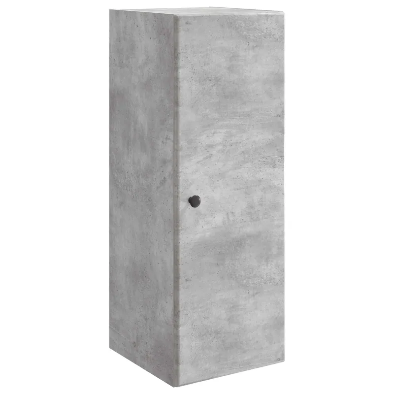 Prie sienos montuojama spinta Betono pilka 33 x 34,5 x 90 cm