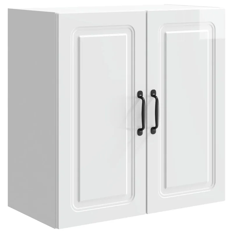 Prie sienos montuojama spinta Itin blizgi balta 59 x 31 x 60 cm