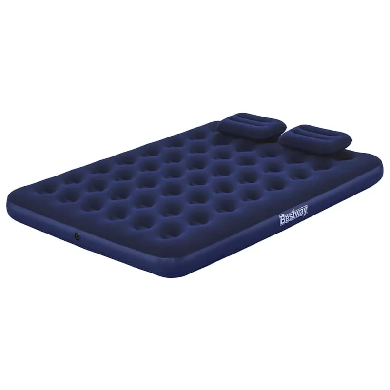 Bestway Pripučiamas čiužinys su pompa ir pagalv., 203x152x22cm, zomšas