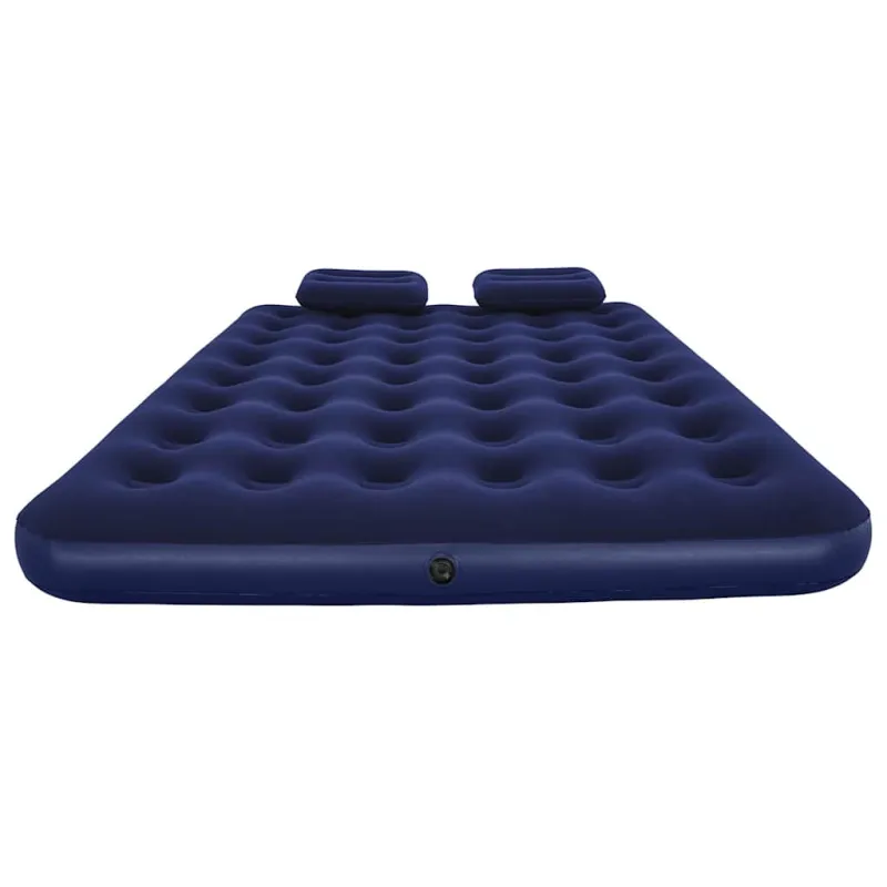 Bestway Pripučiamas čiužinys su pompa ir pagalv., 203x152x22cm, zomšas
