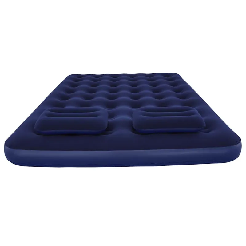 Bestway Pripučiamas čiužinys su pompa ir pagalv., 203x152x22cm, zomšas