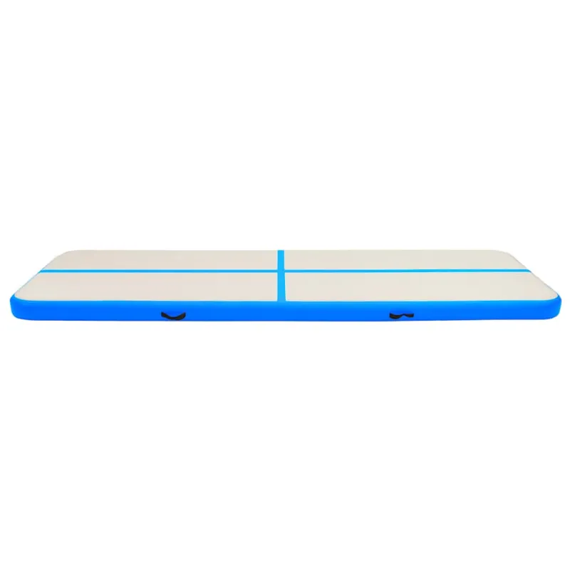 Pripučiamas gimnastikos kilimėlis, mėlynas, 800x100x20cm, PVC