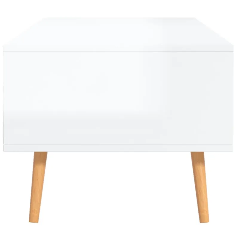 Kavos staliukas, baltas, 100x49,5x43cm, apdirbta mediena