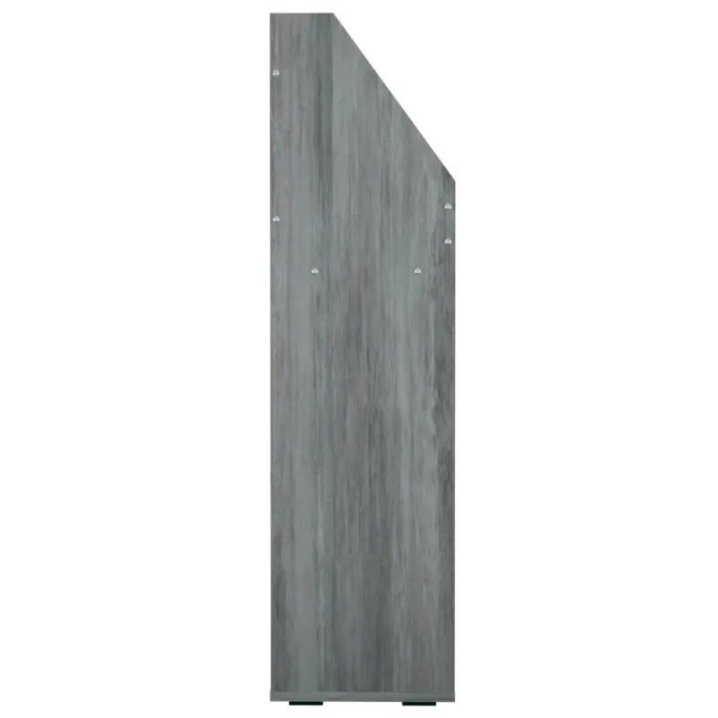 Vaikiška lentyna žurnalams, betono pilka, 71x30x114cm, mediena