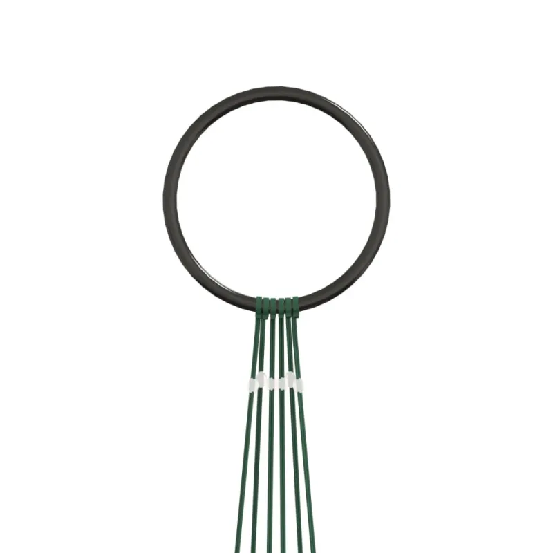 Kalėdų eglutė ant vėliavos stiebo, 180cm, 108 šaltos baltos LED