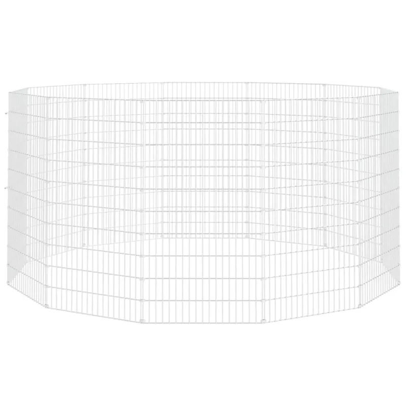Laisvai laikomų gyvūnų aptvaras, 12 dalių, 54x100 cm, cinkuota geležis