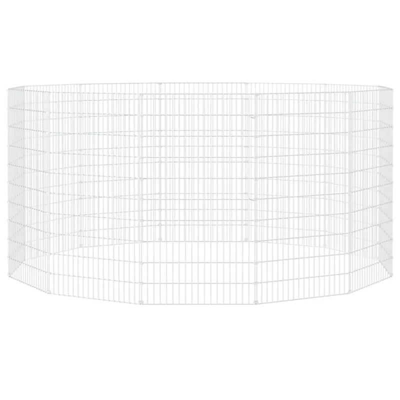 Laisvai laikomų gyvūnų aptvaras, 12 dalių, 54x100 cm, cinkuota geležis