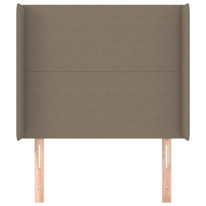 Galvūgalis su auselėmis, taupe, 83x16x118/128cm, audinys