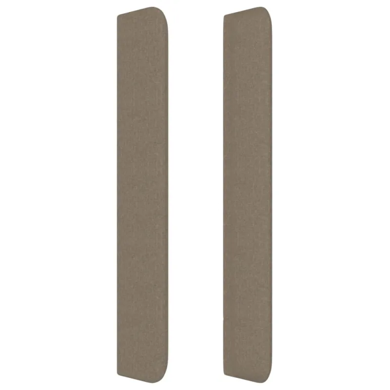 Galvūgalis su auselėmis, taupe, 83x16x118/128cm, audinys