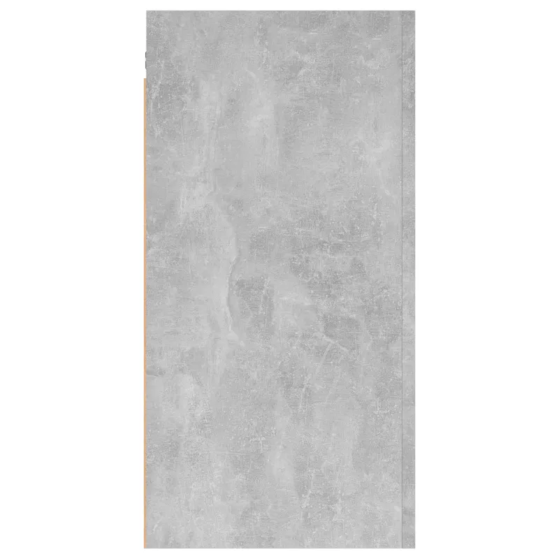 Sieninė televizoriaus spinta | 2 pcs Betono pilka