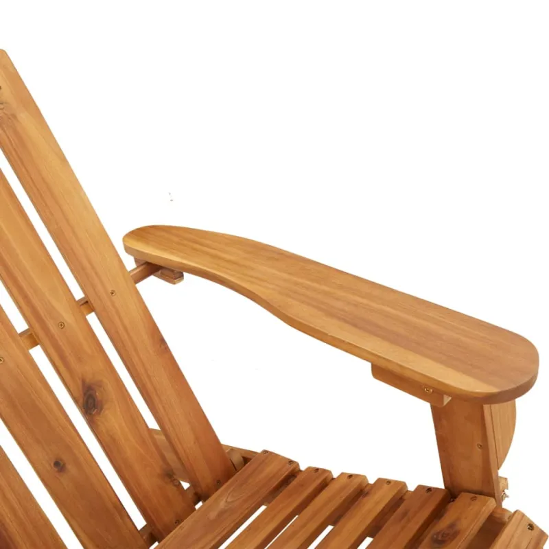 Supama adirondack kėdė su pagalvėlėmis, akacijos masyvas