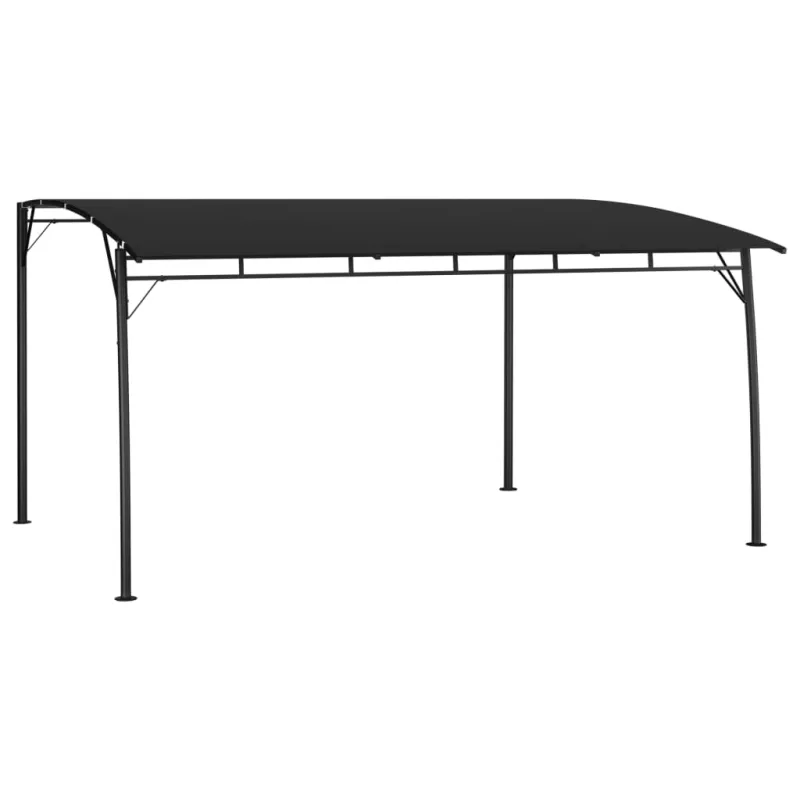 Sodo markizė nuo saulės, antracito spalvos, 4x3x2,55m