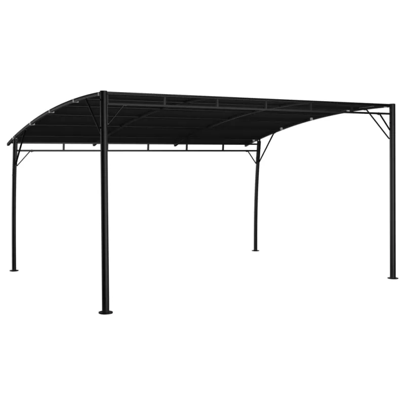 Sodo markizė nuo saulės, antracito spalvos, 4x3x2,55m