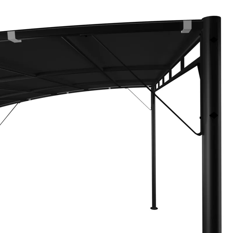 Sodo markizė nuo saulės, antracito spalvos, 4x3x2,55m