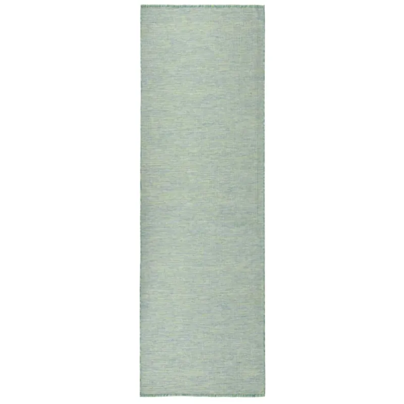 Lauko kilimėlis, turkio spalvos, 80x250cm, plokščio pynimo