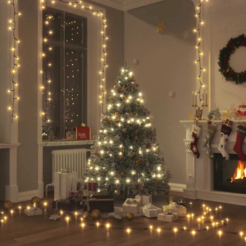 Kalėdų eglutės girlianda su 150 LED lempučių, 150cm