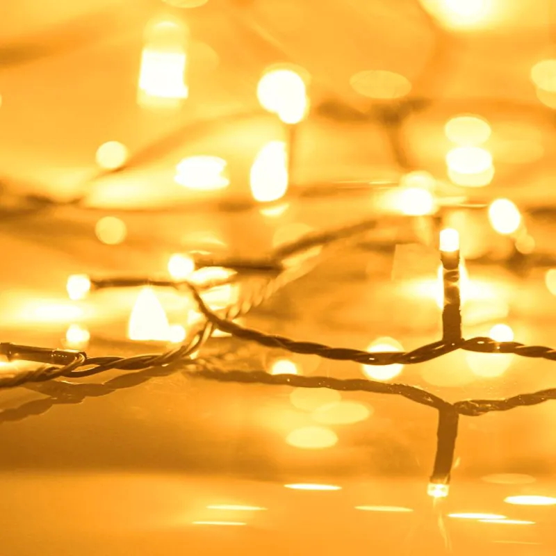Kalėdų eglutės girlianda su 150 LED lempučių, 150cm