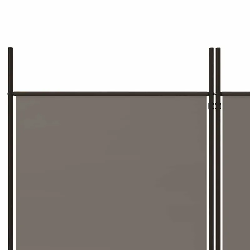 Kambario pertvara, 4 dalių, antracito, 200x220cm, audinys