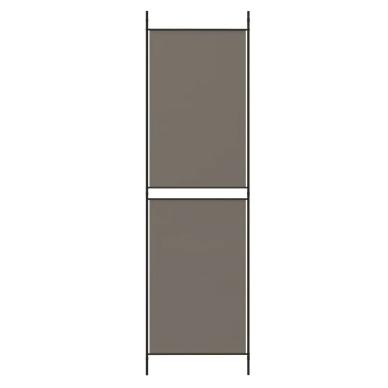 Kambario pertvara, 5 dalių, antracito, 250x200cm, audinys