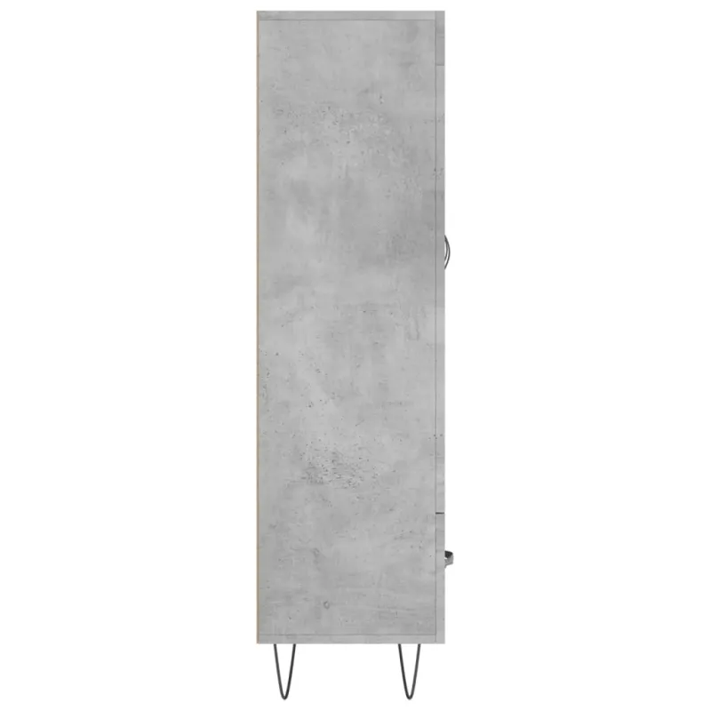 Komoda, betono pilkos spalvos, 69,5x31x115cm, apdirbta mediena