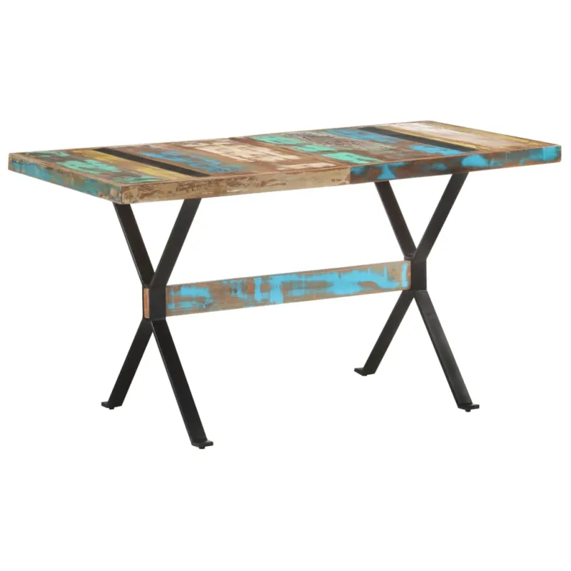 Valgomojo stalas, 140x70x76cm, perdirbtos medienos masyvas