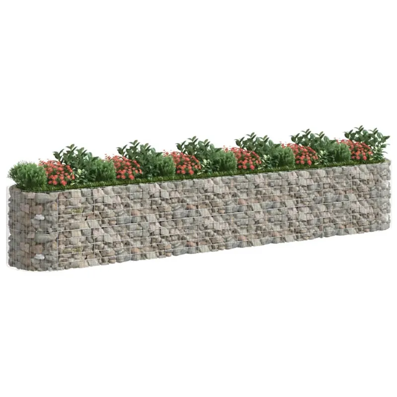 Gabiono lovelis, 600x100x100cm, galvanizuota geležis, aukštas