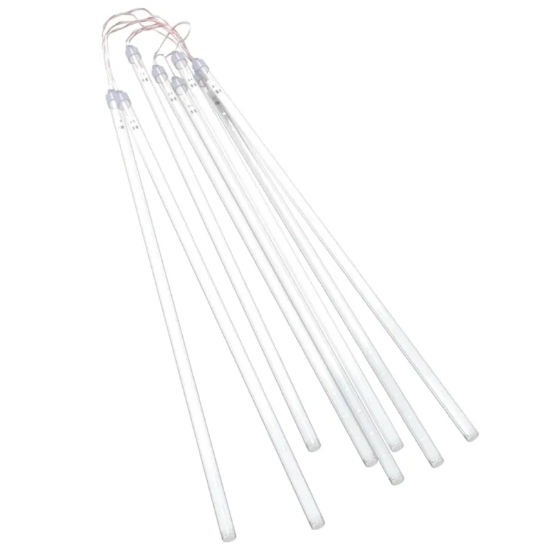 Girlianda meteorų lietus, 8vnt., 50cm, 288 mėlynos LED lemputės
