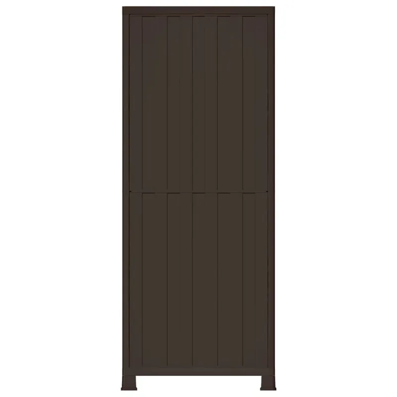 Plastikinė spintelė, 68x39x171,5cm, ratano dizaino