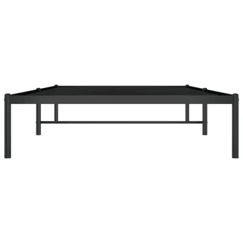Metalinis lovos rėmas, juodos spalvos, 107x203cm
