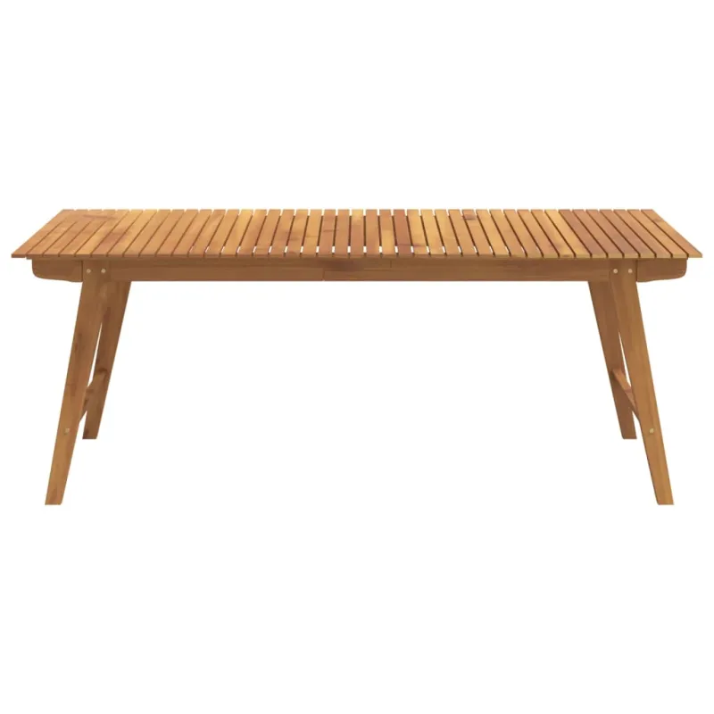 Sodo stalas, 200x90x75cm, akacijos medienos masyvas