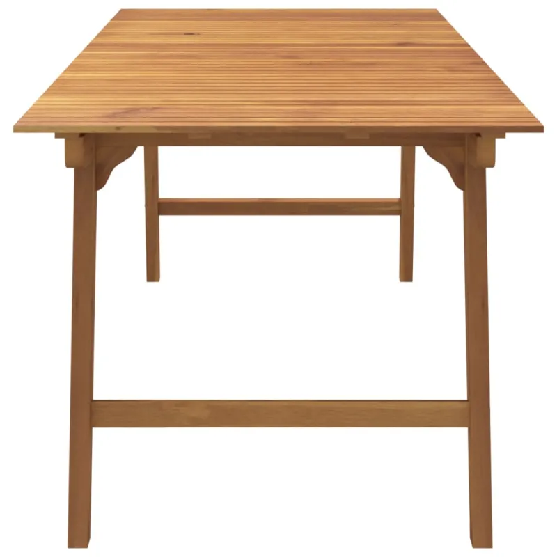 Sodo stalas, 200x90x75cm, akacijos medienos masyvas